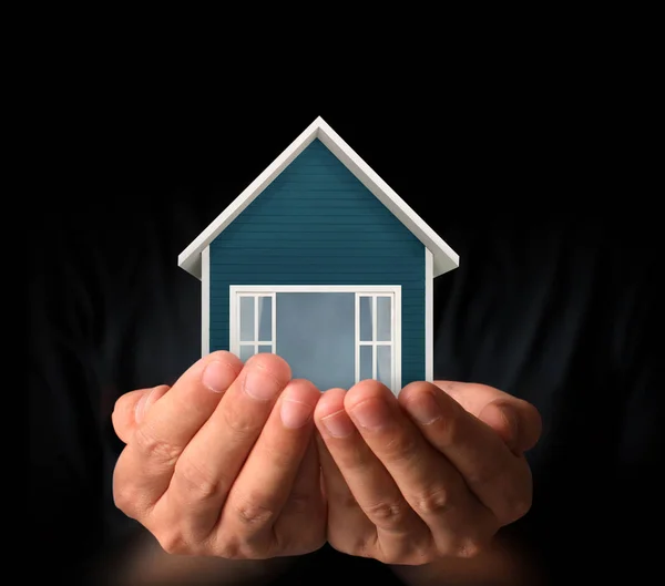 Mortgage Concept House Hand — Stock Photo, Image