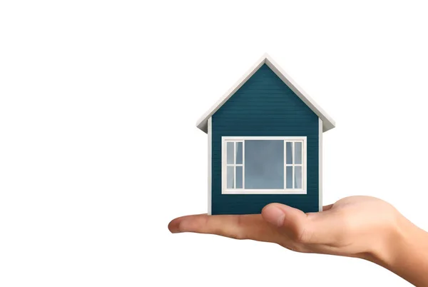 Mortgage Concept House Hand — Stock Photo, Image