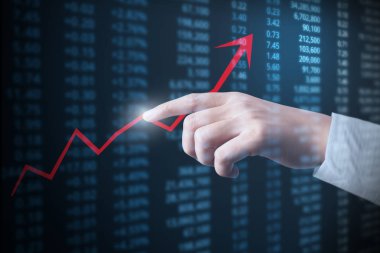 elden gelen mali grafik sembolleri ile el