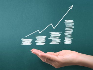 yazı tahtası Beyaz tebeşir ile çizim grafik