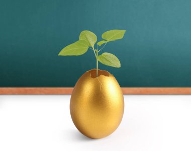 İzole edilmiş bir Paskalya yumurtası