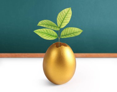 İzole edilmiş bir Paskalya yumurtası