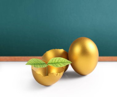 İzole edilmiş bir Paskalya yumurtası