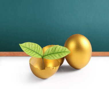 İzole edilmiş bir Paskalya yumurtası