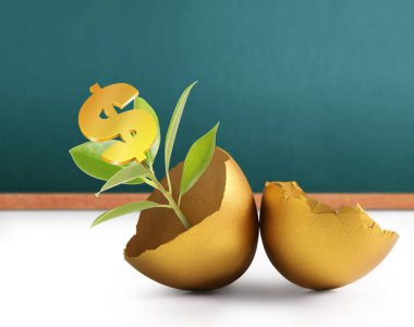 İzole edilmiş bir Paskalya yumurtası