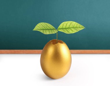 İzole edilmiş bir Paskalya yumurtası