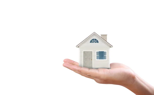 Mortgage Concept House Hand — Stock Photo, Image