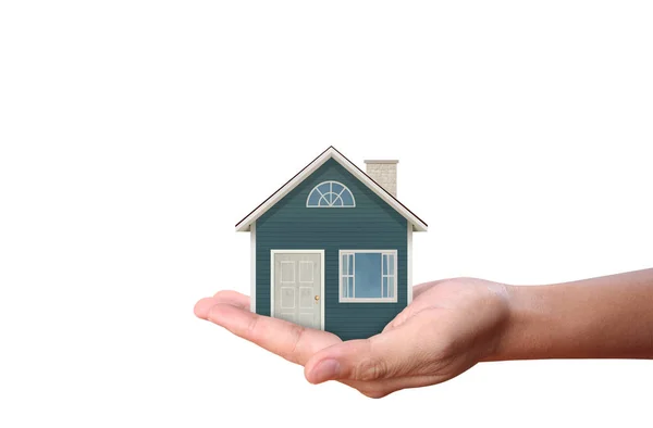 Mortgage Concept House Hand — Stock Photo, Image