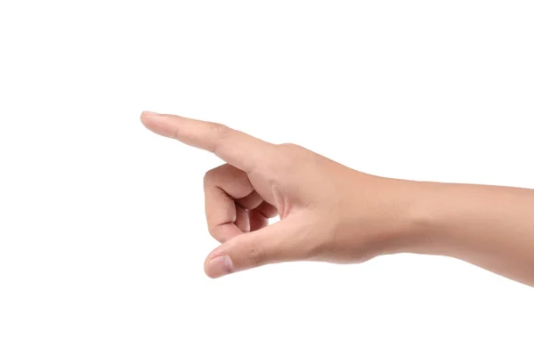 Human Hand Picking Gesture Isolate — Stock Photo, Image