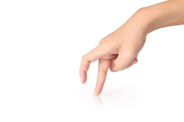 Human Hand Picking Gesture Isolate — Stock Photo, Image