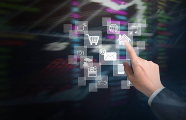 Sosyal düğmelere basarak el