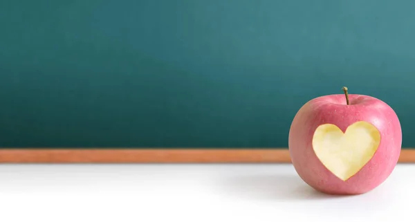 Blackboard with wooden frame — Stock Photo, Image