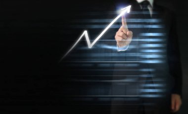 elden gelen stok mali grafik sembolleri ile el