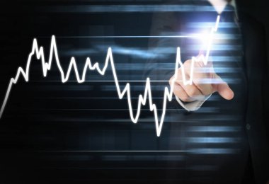 elden gelen stok mali grafik sembolleri ile el