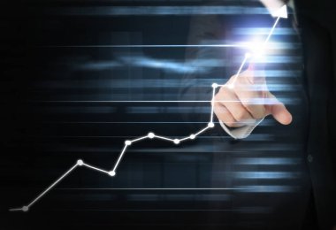 elden gelen stok mali grafik sembolleri ile el