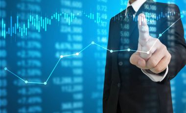 elden gelen stok mali grafik sembolleri ile el