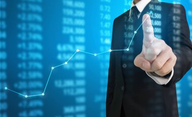 elden gelen stok mali grafik sembolleri ile el