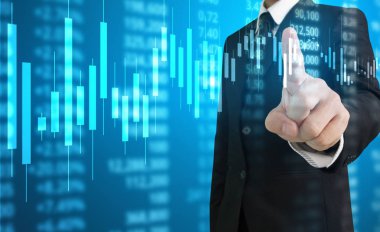 elden gelen stok mali grafik sembolleri ile el