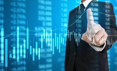 elden gelen stok mali grafik sembolleri ile el