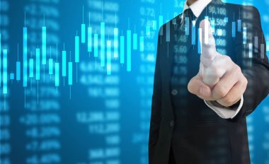 elden gelen stok mali grafik sembolleri ile el