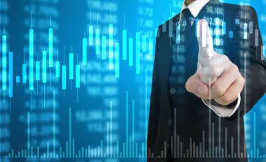 elden gelen stok mali grafik sembolleri ile el