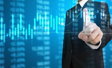 elden gelen stok mali grafik sembolleri ile el