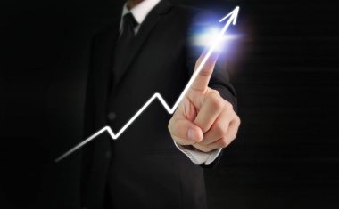 elden gelen stok mali grafik sembolleri ile el