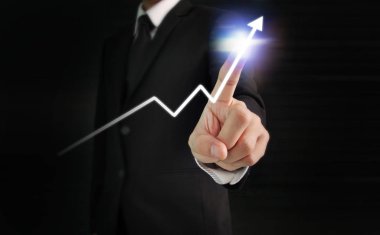 elden gelen stok mali grafik sembolleri ile el