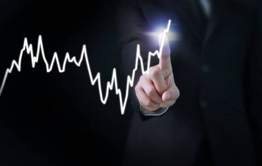 elden gelen stok mali grafik sembolleri ile el