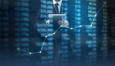 elden gelen stok mali grafik sembolleri ile el