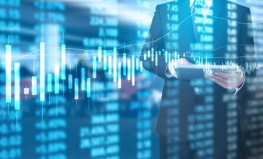 elden gelen stok mali grafik sembolleri ile el