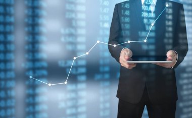 elden gelen stok mali grafik sembolleri ile el