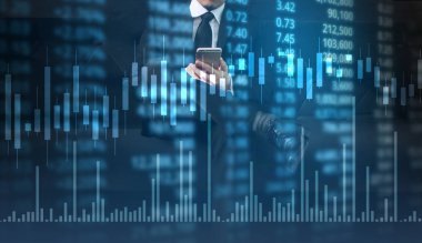 elden gelen stok mali grafik sembolleri ile el