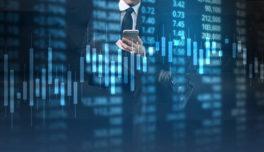 elden gelen stok mali grafik sembolleri ile el