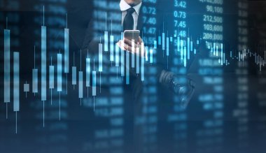 elden gelen stok mali grafik sembolleri ile el