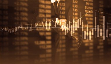 elden gelen stok mali grafik sembolleri ile el