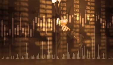 elden gelen stok mali grafik sembolleri ile el