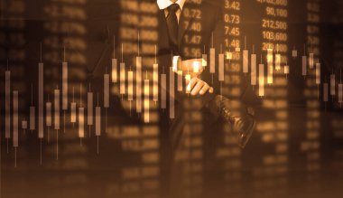 elden gelen stok mali grafik sembolleri ile el