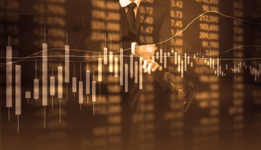 elden gelen stok mali grafik sembolleri ile el