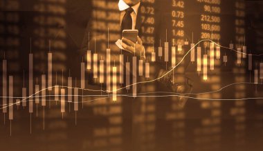 elden gelen stok mali grafik sembolleri ile el