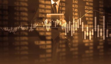 elden gelen stok mali grafik sembolleri ile el