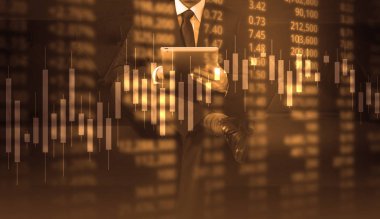 elden gelen stok mali grafik sembolleri ile el