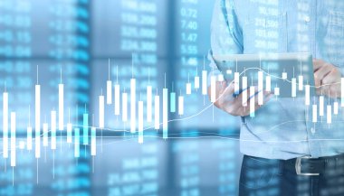 elden gelen stok mali grafik sembolleri ile el