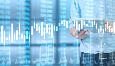 elden gelen stok mali grafik sembolleri ile el