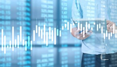 elden gelen stok mali grafik sembolleri ile el