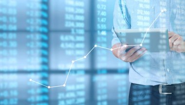 elden gelen stok mali grafik sembolleri ile el