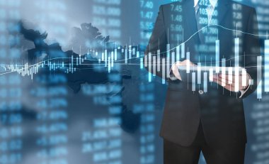 elden gelen stok mali grafik sembolleri ile el