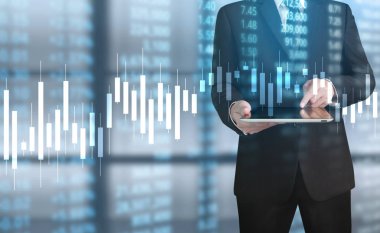 elden gelen stok mali grafik sembolleri ile el