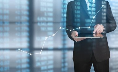 elden gelen stok mali grafik sembolleri ile el