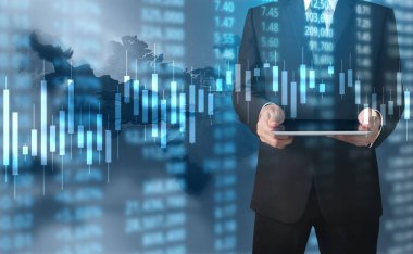 elden gelen stok mali grafik sembolleri ile el